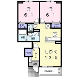 ジョイ　アルミュール　Ｃの物件間取画像